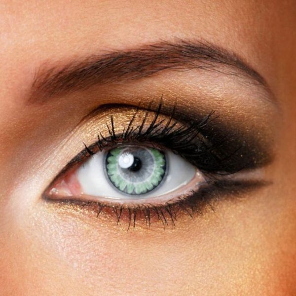 Big Eye Party Green Contact Lenses