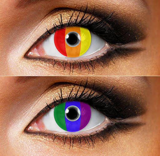 Pair of Pride Contact Lenses