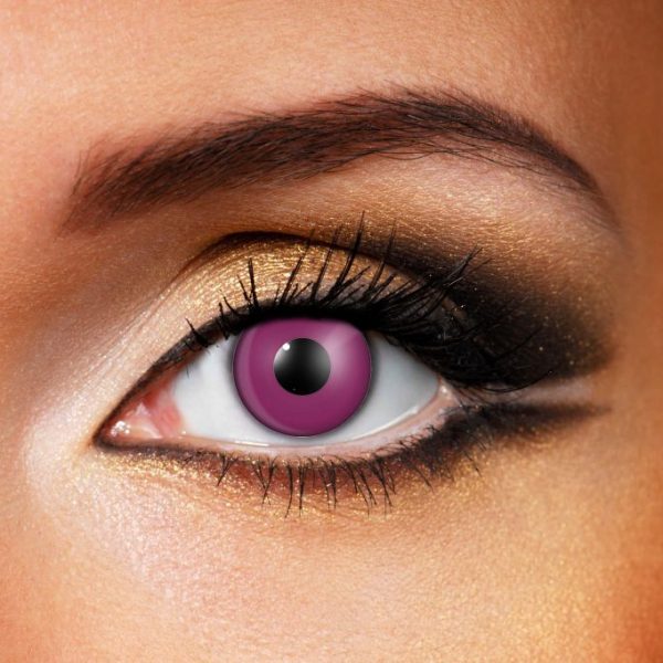 Violet contact lenses