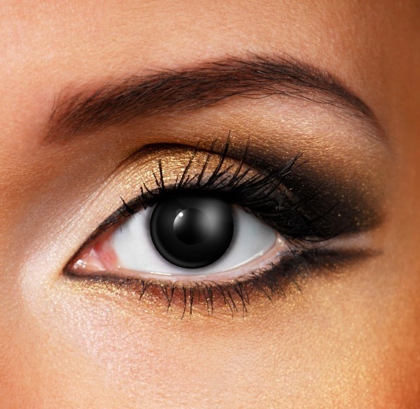 Eye Fusion Blackout Black Contact Lenses