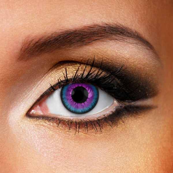 Purple Galaxy Contact Lenses